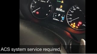 ACS system service required Mitsubishi Outlander How we fixed it [upl. by Calan]