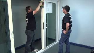 How to Install the Astragal on a Premium Atlantic Vinyl Sliding Patio Door [upl. by Alegnat]