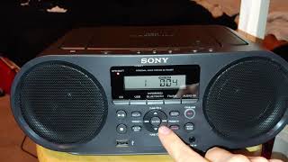 Sony ZSRS60BT boombox [upl. by Llehsal]