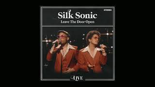 Bruno Mars Anderson Paak Silk Sonic  Leave The Door Open Live Official Audio [upl. by Coppola]