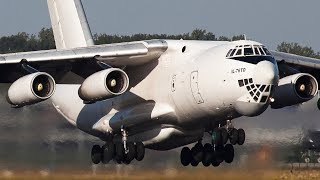 ILYUSHIN IL76 SCREAMING LOUD DEPARTURE with incredible Sound 4K [upl. by Helprin279]