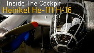 Inside The Cockpit  Heinkel He111 H16 CASA 2111 [upl. by Anigar]