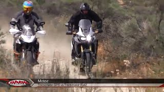 TESTED Motoz Tractionator GPS 50  50 Adventure Tire vs Rallz Heidenau Killer [upl. by Aitnecserc]