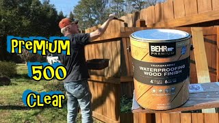 BEHR Clear Wood Finish on Raw PINE and Aged Wood What to EXPECT [upl. by Durwin802]