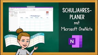 Digitaler Schuljahresplaner mit Microsoft OneNote [upl. by Shoshanna]