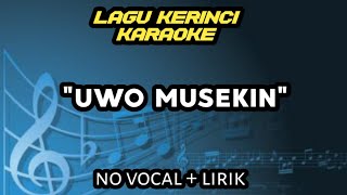 Lagu kerinci karaoke quotUWO MUSEKINquot  NO VOCAL  LYRICS [upl. by Kubis]