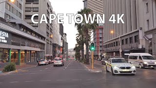 Driving Downtown  Cape Town 4K  South Africa Sunset [upl. by Jallier452]