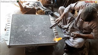 How to clean a radiator and Restoration a radiator [upl. by Erehpotsirhc]