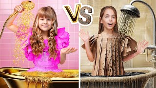 Rich vs Broke PRINCESS  MORE Diana and Roma Challenges [upl. by Sankey]