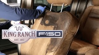 BEST Way To Restore King Ranch Ford Truck Seats [upl. by Lemaceon]