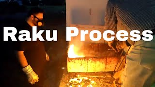 Raku Pottery Firing process  How we bisque glaze and raku firing our ceramics  Uncutted Version [upl. by Leirraj]