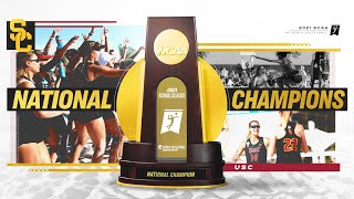 USC vs UCLA 2021 NCAA beach volleyball championship highlights [upl. by Haisi]