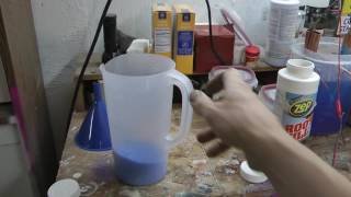 Making copper electroforming  electroplating bath [upl. by Tirrag370]