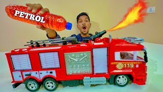 RC Flame Throwing Truck Testing  Chatpat toy tv [upl. by Adam]