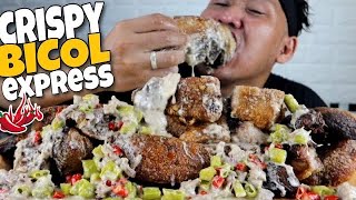 CRISPY BICOL EXPRESS Mukbang ASMR [upl. by Petra178]