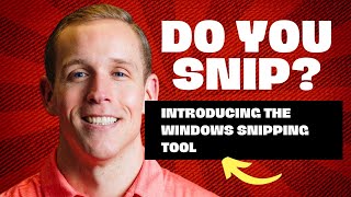 Using The Windows Snipping Tool To Take A Screenshot [upl. by Laleb]
