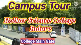 Holkar science college Indore campus tourvisit holkar college Indore admission in holkar college [upl. by Erodoeht359]