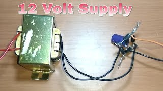 Make 12 Volt DC Supply 2A Transformer easyway [upl. by Nogras]