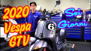 2020 Vespa GTV Sei Giorni [upl. by Simmons]