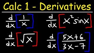 Calculus 1  Derivatives [upl. by Yelhs]