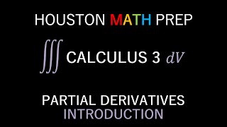 Introduction to Partial Derivatives Calculus 3 [upl. by Airenahs922]