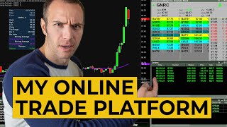 Day Trading For Beginners  My Online Trade Platform Explained In Detail [upl. by Darees]