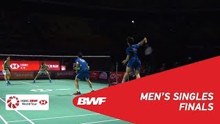 F  MD  GIDEONSUKAMULJO INA 1 vs HETAN CHN  BWF 2018 [upl. by Glovsky]