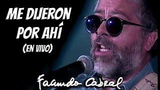 Me dijeron por ahí En vivo  Facundo Cabral [upl. by Ahsinod114]