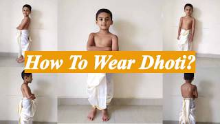 How to Wear Dhoti for Special Occasions and Festivals [upl. by Jerrold]