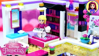 Rapunzels Bedroom  Modern Day Princess Loft Apartment Custom Lego Build Part 2 [upl. by Mandie]