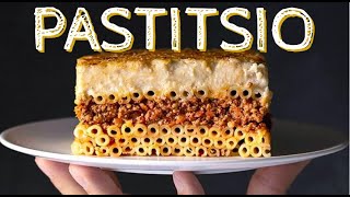 Pastitsio Greek Dish  Italian Recipe Louis DeFeo [upl. by Euqenimod]