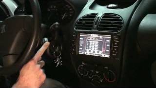 Autoradio OEM 2 Din Peugeot 206 GPSNAVIUSBBluettooth MP3MP4 player [upl. by Mcclish900]