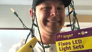 Fixing LED Icicle Lights with the “LED Keeper” WORKS Hallelujah [upl. by Nillor120]