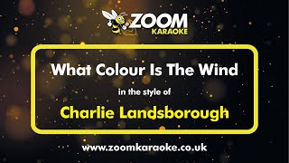 Charlie Landsborough  What Colour Is The Wind  Karaoke Version from Zoom Karaoke [upl. by Kristen]