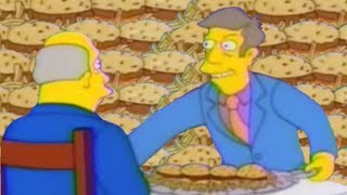 Steamed Hams but Skinner only says quotsteamed hamsquot [upl. by Guibert]