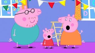 MADAME GAZELLES LEAVING PARTY  Peppa Pig English Episodes Compilation [upl. by Ahseryt]