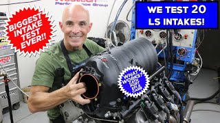 BIGGEST LS INTAKE TEST EVER [upl. by Luaped]