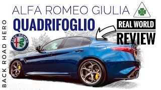 🍀 REAL WORLD REVIEW  Alfa Romeo Giulia Quadrifoglio Ownership problems upgrades amp buyers guide [upl. by Aivan972]