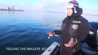 quotHowToquot  Walleye Jigging Tips in Deep amp ColdWater [upl. by Ariay]