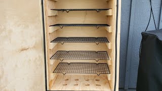 New DIY Cold SmokerSmoking Cabinet REVEAL [upl. by Euqinad935]