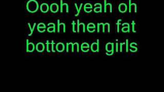 Fat Bottomed Girls Lyrics [upl. by Lamak154]