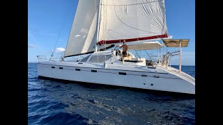 Privilege 495 Catamaran  Full WalkThrough Unlimited Freedom on the Ocean [upl. by Hsirrap]