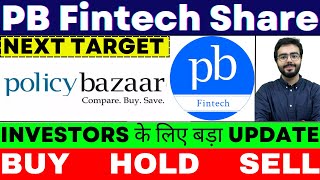 policybazaar share news  policybazaar share latest news  policybazaar share  pbfintech share [upl. by Rayna]