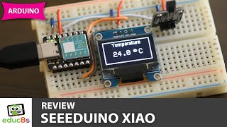 Seeeduino XIAO SAMD21 Tiny Arduino Board Getting Started Tutorial amp Arduino IDE [upl. by Ordnas]