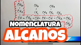 Nomenclatura de ALCANOS Ramificados 🔗🔗🔗 paso a paso [upl. by Ingeborg814]