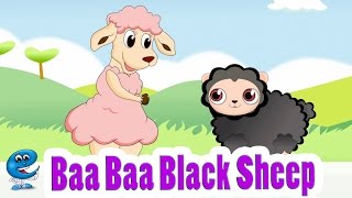 Baa Baa Black Sheep with Lyrics  Kids Songs and Nursery Rhymes by EFlashApps [upl. by Aretina]