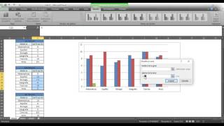 quotTutorial gráfica comparativa en Excel 2010quot [upl. by Ornstead]