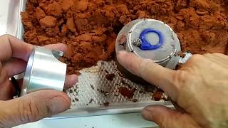 Red Clay Casting  Stone in Place  Prepping the Flask  Step One [upl. by Liman]