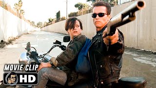 TERMINATOR 2 Clip  Truck Chase 1991 Arnold Schwarzenegger [upl. by Mansfield]