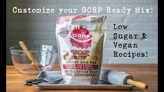 GORP Energy Bar Ready Mix  Low Sugar and Vegan Recipes [upl. by Tremaine62]